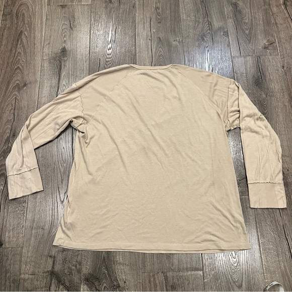 Y2K One World Top Rhinestones Studded Grunge Punk Long Slv Shirt Plus 2X Wings - Picture 8 of 8